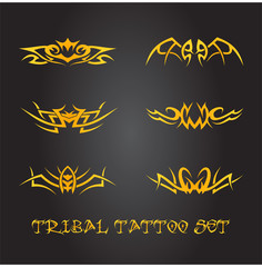 Tribal tattoo ornament