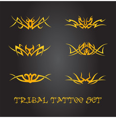 Tribal tattoo ornament
