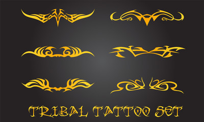 Tribal tattoo ornament