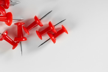 office buttons on a white background