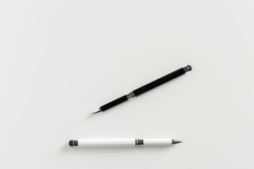 pens isolated on white background