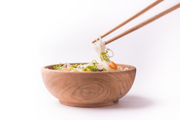 Noodle asian food