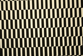 Canvas with embossed stripes