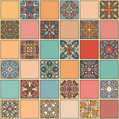 Seamless pattern. Vintage decorative elements. Hand drawn background. Islam, Arabic, Indian, ottoman motifs. Perfect for printing on fabric or paper.