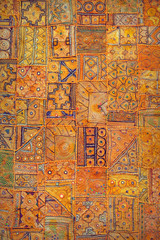 Tapestry authentic Indian style. Ethnic vertical background. Rajasthan, India
