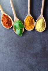 Food seasoning background