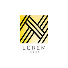 Design geometric logo for company