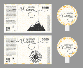 Design labels honey.