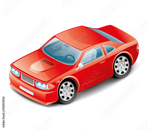 "Red car." Stock image and royalty-free vector files on Fotolia.com