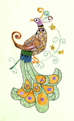 Ukrainian folk embroidery, handmade
