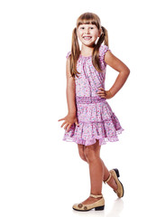 standing little girl © Olga Sapegina