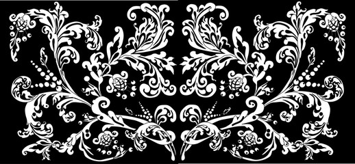 decorated white stripe with dots