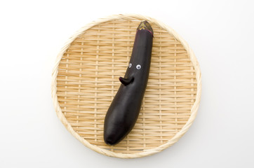 目玉キョロキョロ茄子