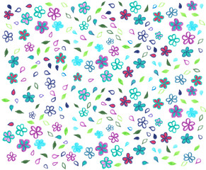 かわいいお花の背景