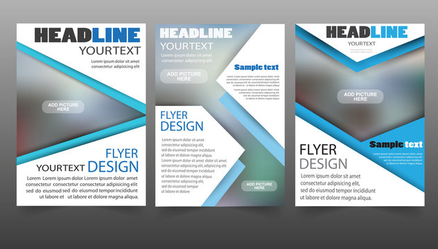 Set of Flyer design -  Vector business  Eps 10