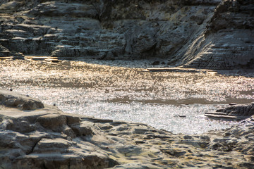 Boiling mud in Solfatara crater, Italy