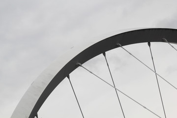 The Millennium Bridge Glasgow Scotland