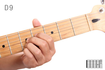 D9 guitar chord tutorial