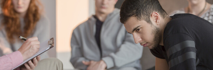 Confession during group psychotherapy