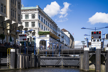 Hamburg Zentrum - Rathausschleuse