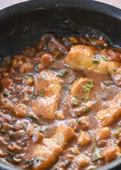 Guazzetto di pesce piatto rustico particolare
