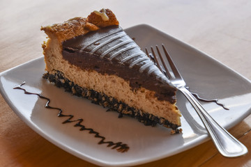 Fetta di Cheese cake cioccolato