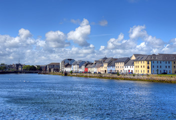 Fototapeta na wymiar The Claddagh Galway in Galway, Ireland.