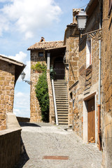 Streets of Orvieto, Italy