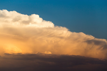 Beautiful clouds at sunset