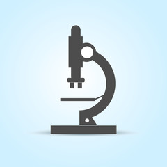 Microscope vector icon
