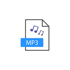mp3 vector icon