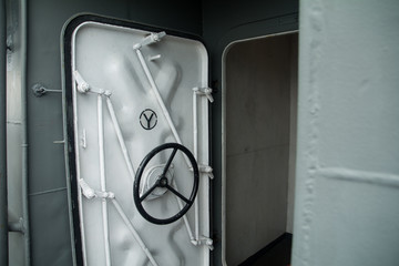 Emergency boat on battle ship