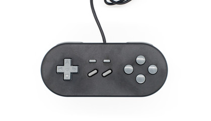 retro black joystick