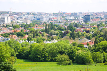 Fototapeta premium Erholungsgebiet Roter Berg in Wien