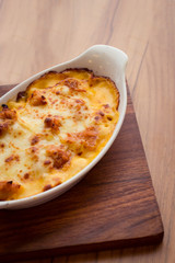 chicken with cheese.