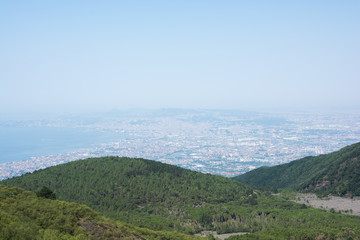 Naples panorama from Vesuvius