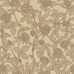 clover vector pattern