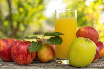 fruits and juice