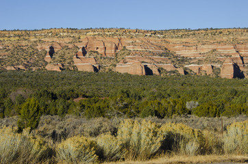 Sandstone Mesa Near Zuni Pueblo