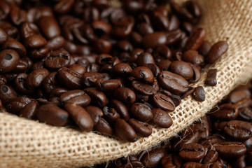 Medium roasted Arabica coffee beans