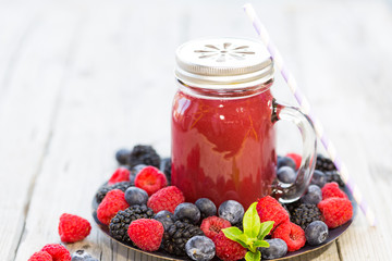 Juice of fruits of the forest