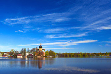 Lake monastery for women. Pokrov, Vladimir region, Russia