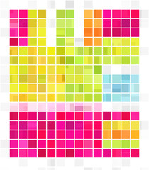 Random colorful blocks abstract background