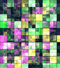 Random colorful blocks abstract background