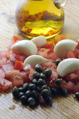 Bruschetta recipe ingredients Брускетта Cucina italiana بروسكيتا Italian 意式多士 cuisine Ricetta 브루스케타  Ingredienti ブルスケッタ بروسکتا Condimento Gastronomía de Italienische Küche Italia Condiment 