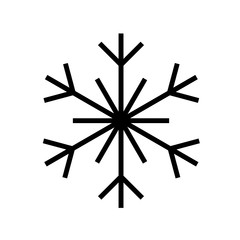 snowflake icon - obrazy, fototapety, plakaty