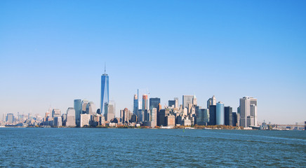 Fototapeta na wymiar New York City skyline, USA