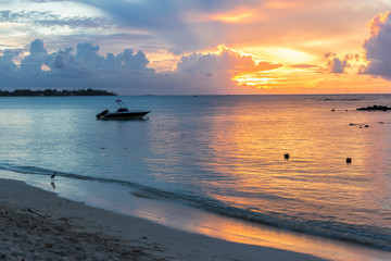 Mauritius Sunset at the Beach