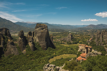 Kalampaka Landscape in Trikala, Greece