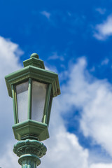 Fototapeta na wymiar Vintage street lamp in Bergamo